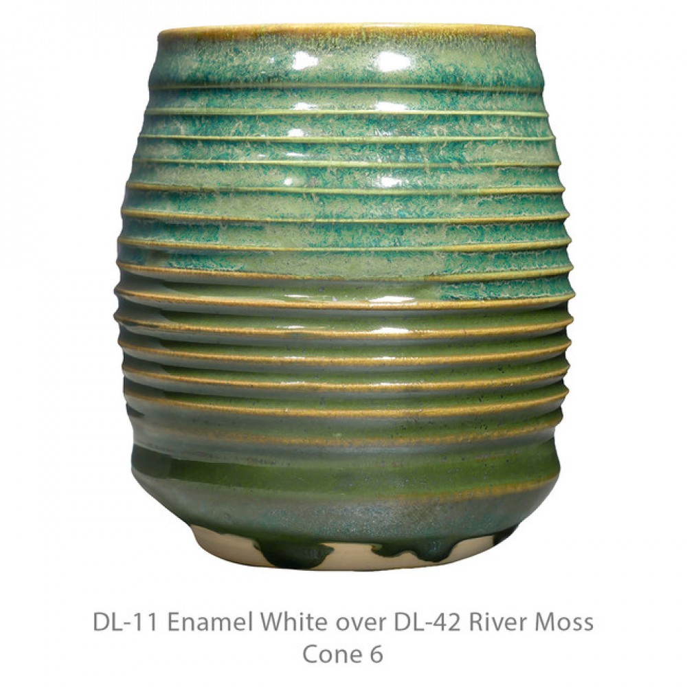 Amaco River Moss Dipping and Layering Glaze